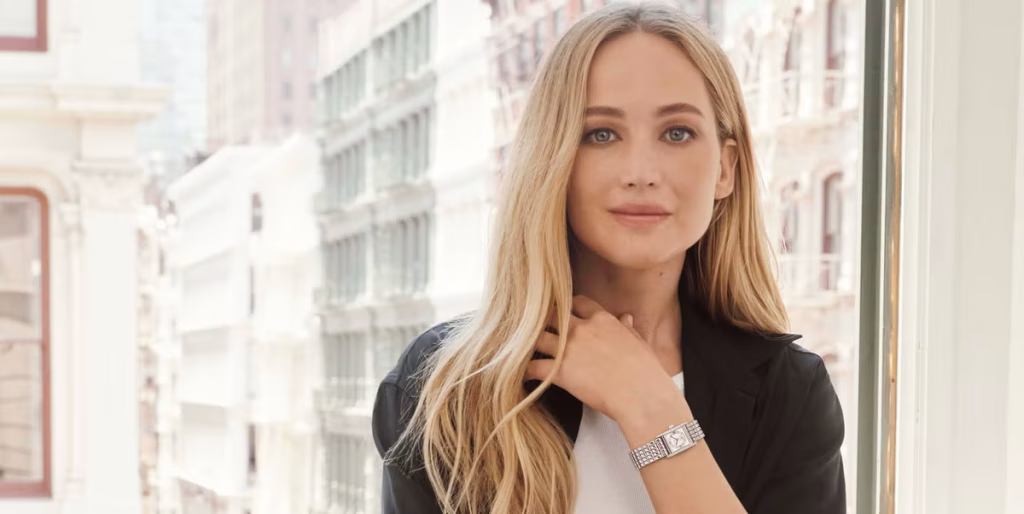 Jennifer Lawrence wearing quiet luxury fashion brands